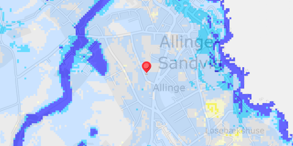 Grundvandsdybder på Møllevangen 2