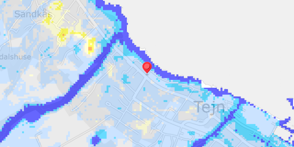 Grundvandsdybder på Ndr. Strandvej 54