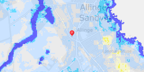 Grundvandsdybder på Pilebroen 2