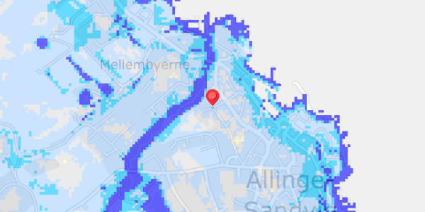 Grundvandsdybder på Rosengade 19