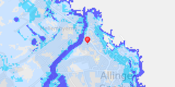 Grundvandsdybder på Rosengade 25