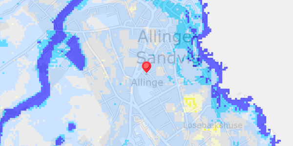 Grundvandsdybder på Storegade 19B, st. 