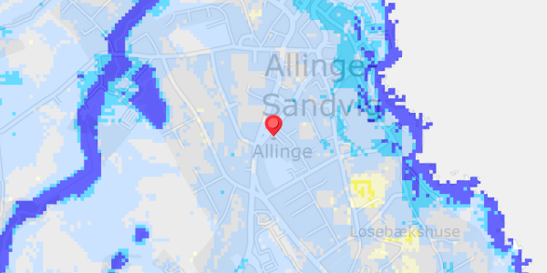 Grundvandsdybder på Storegade 19E
