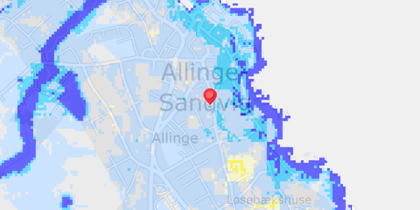 Grundvandsdybder på Søndergade 10