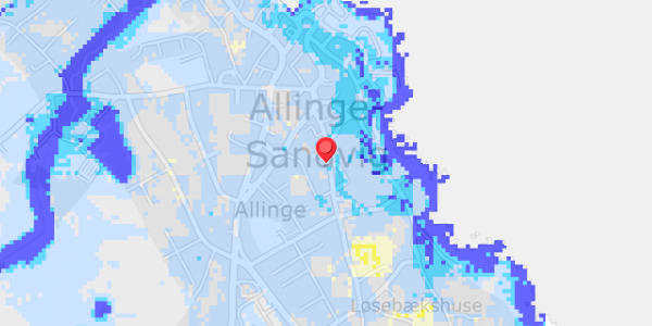 Grundvandsdybder på Søndergade 12