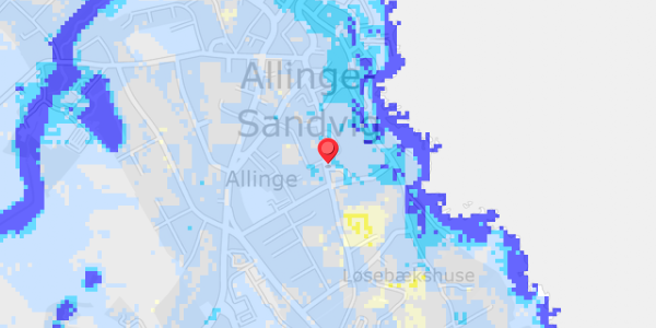Grundvandsdybder på Søndergade 19