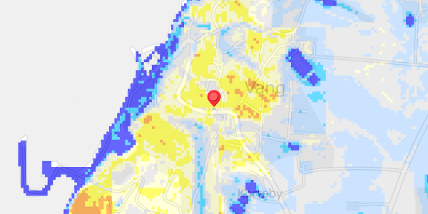 Grundvandsdybder på Vang 34