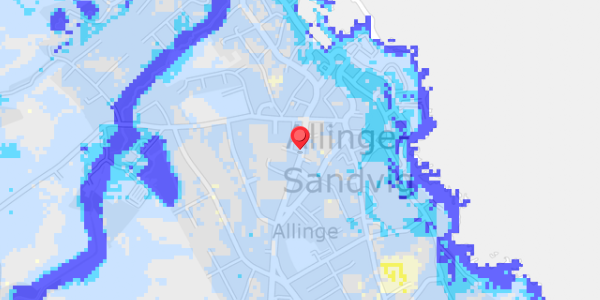 Grundvandsdybder på Vestergade 12