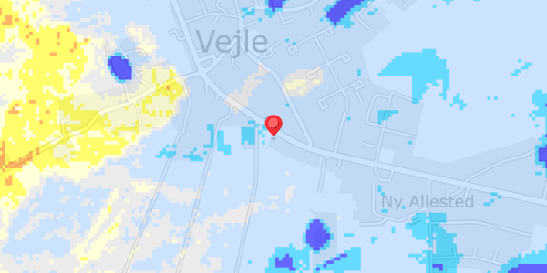 Grundvandsdybder på Nygade 13