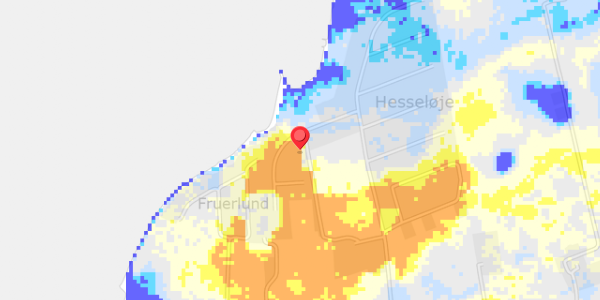 Grundvandsdybder på Horsehoved 13
