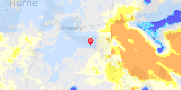 Grundvandsdybder på Kirkevej 13