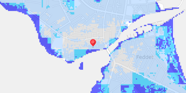Grundvandsdybder på Fiskergade 21