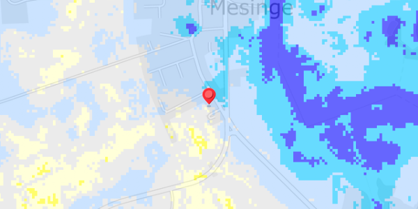 Grundvandsdybder på Mesinge Bygade 7