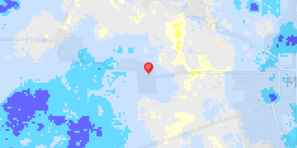 Grundvandsdybder på Mesinge Mark 70