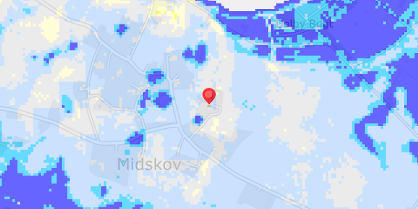 Grundvandsdybder på Midskovvej 224