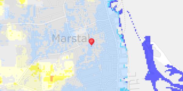 Grundvandsdybder på Markgade 2