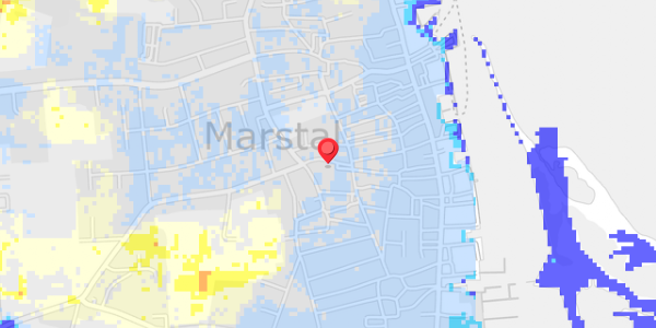 Grundvandsdybder på Markgade 7