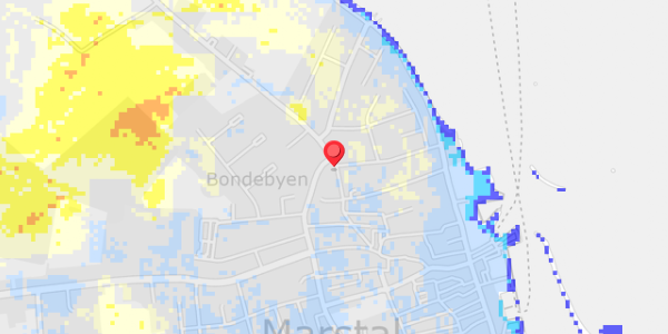 Grundvandsdybder på Mellemgade 13