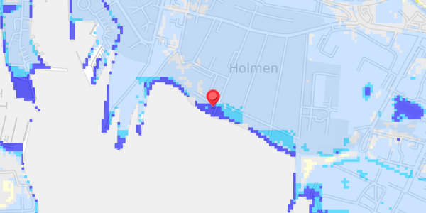Grundvandsdybder på Holmen 1