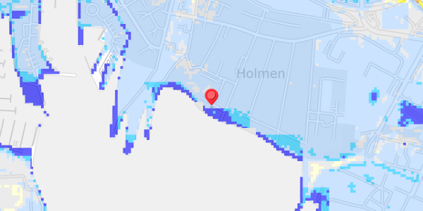 Grundvandsdybder på Holmen 7