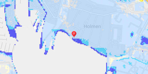 Grundvandsdybder på Holmen 9