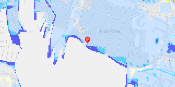Grundvandsdybder på Holmen 11