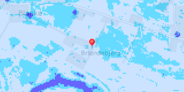 Grundvandsdybder på Brentebjerg 6