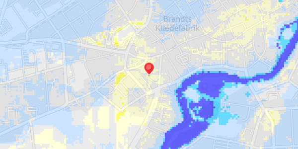 Grundvandsdybder på Falen 2D