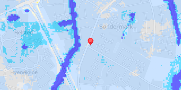 Grundvandsdybder på Markhaven 2