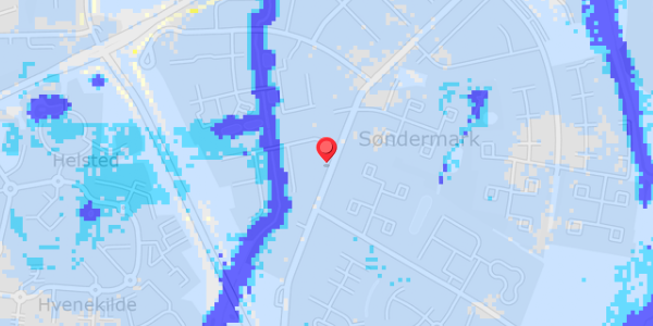 Grundvandsdybder på Lunden 50