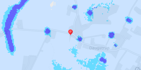 Grundvandsdybder på Daugstrupvej 21