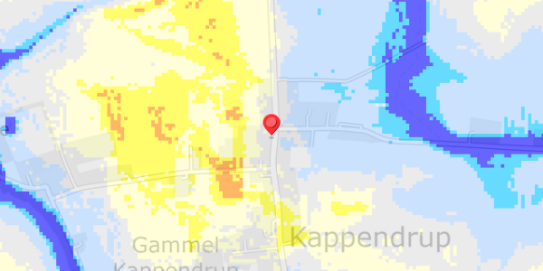 Grundvandsdybder på Kappendrup 15