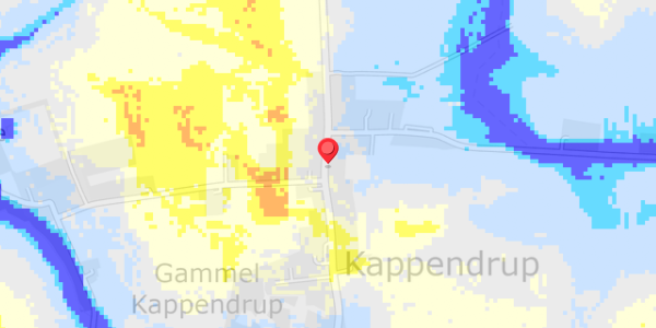 Grundvandsdybder på Kappendrup 18