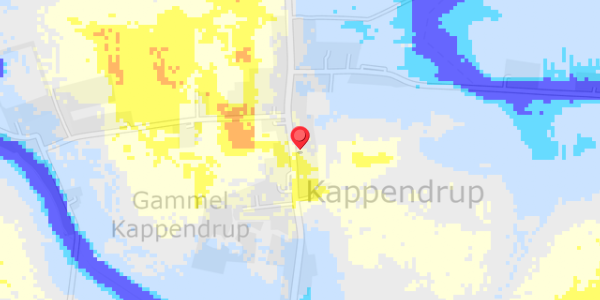 Grundvandsdybder på Kappendrup 28