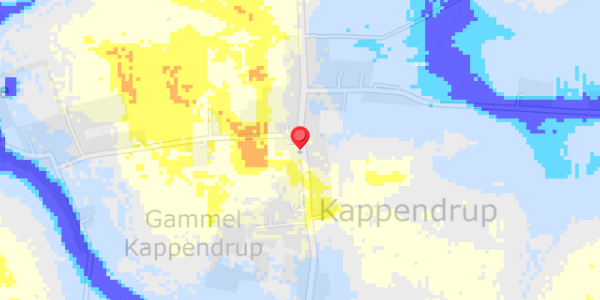 Grundvandsdybder på Kappendrup 29
