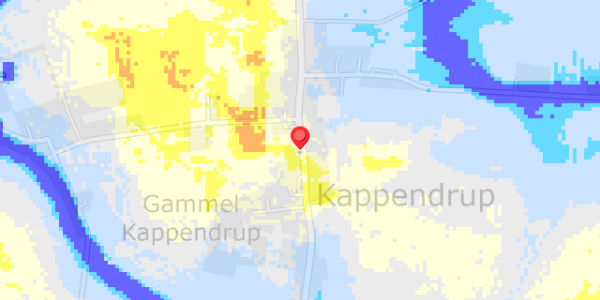 Grundvandsdybder på Kappendrup 31