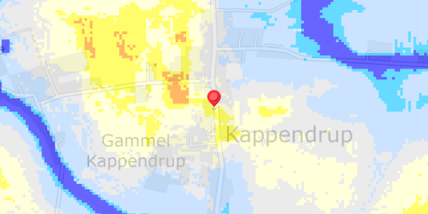 Grundvandsdybder på Kappendrup 33