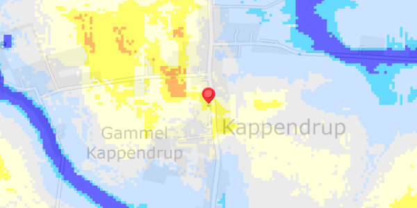 Grundvandsdybder på Kappendrup 35