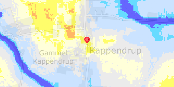 Grundvandsdybder på Kappendrup 36
