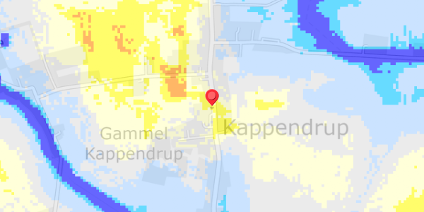 Grundvandsdybder på Kappendrup 37