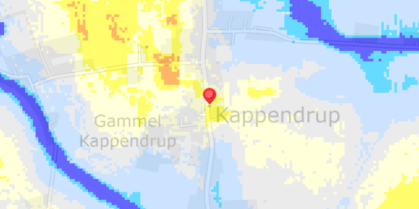 Grundvandsdybder på Kappendrup 42