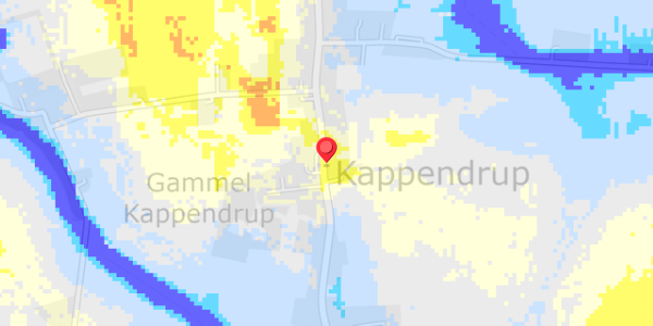 Grundvandsdybder på Kappendrup 46