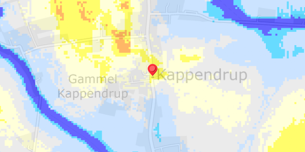 Grundvandsdybder på Kappendrup 52