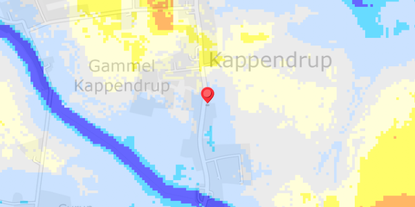 Grundvandsdybder på Kappendrup 62