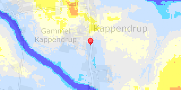 Grundvandsdybder på Kappendrup 63