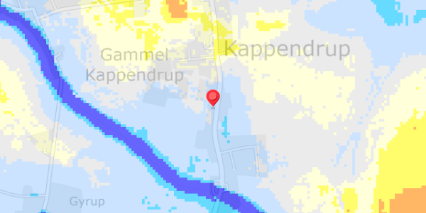 Grundvandsdybder på Kappendrup 69