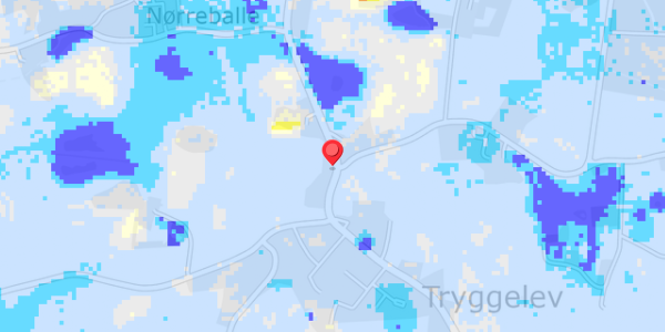 Grundvandsdybder på Tryggelev 10
