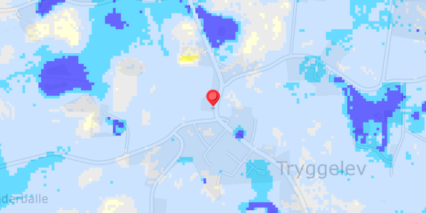 Grundvandsdybder på Tryggelev 16