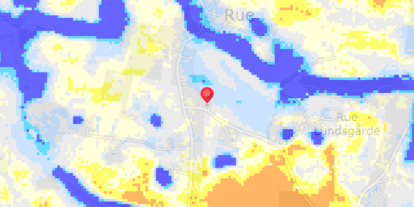 Grundvandsdybder på Rue Hed 6