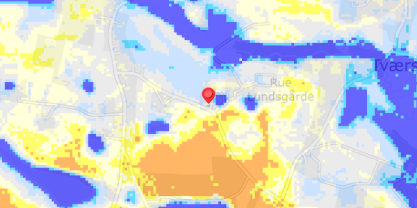 Grundvandsdybder på Rue Hed 12